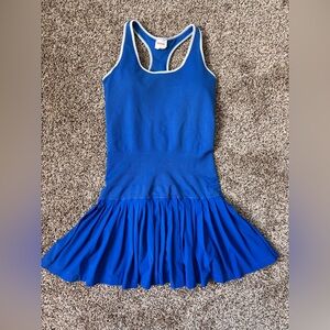 Wilson Midtown Tennis Dress Royal Blue Racerback Athletic Dress M